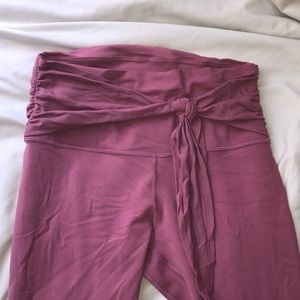 Lululemon align pant *wrap waist color: moss rose